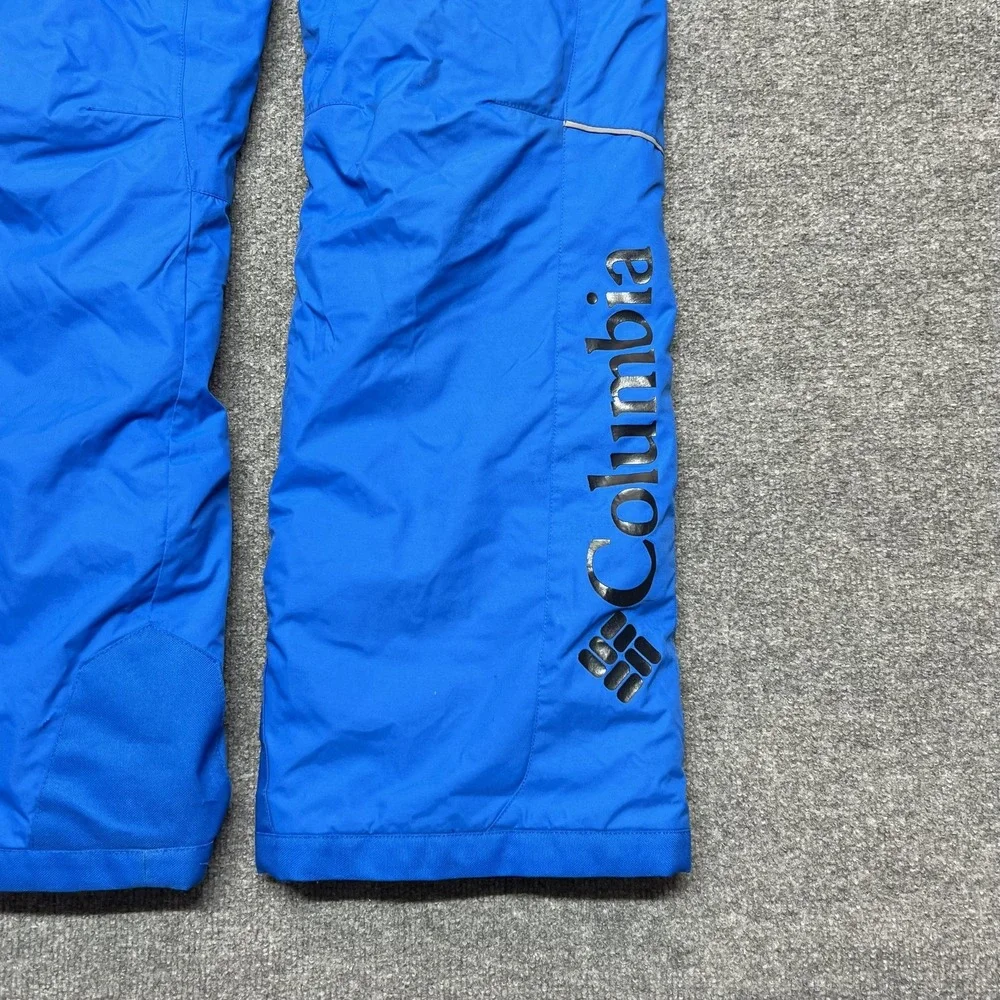 Columbia Ski Pants Youth XL 18/20 Blue Omni-Heat Omni-Tech Insulated Winter Snow